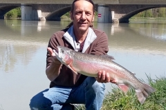 Regenbogen, 68 cm, 2,50 kg (Gerhard Zaus, Untere Saalach, 19.4.2019