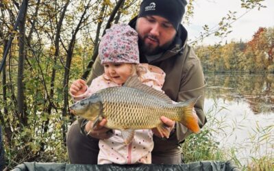 Ein kräftiges Petri-Heil am Karlsbaderweiher